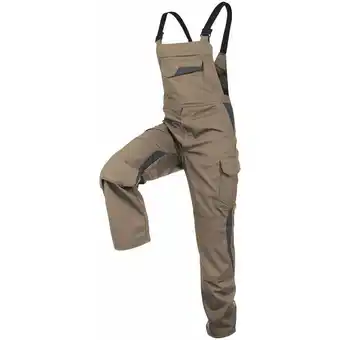 ManoMano Kübler Workwear - Kübler Vita mix Latzhose sandbraun/anthrazit Gr. 98 - Braun Angebot