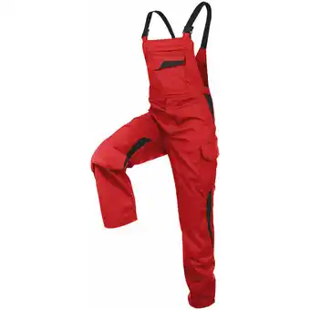 ManoMano Kübler Workwear - Kübler Vita mix Latzhose mittelrot/schwarz Gr. 54 - Rot Angebot