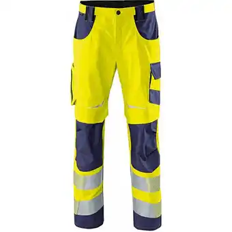 ManoMano Kübler Workwear - Kübler Reflectiq Hose psa 2 warngelb/dunkelblau Gr. 110 - Gelb Angebot