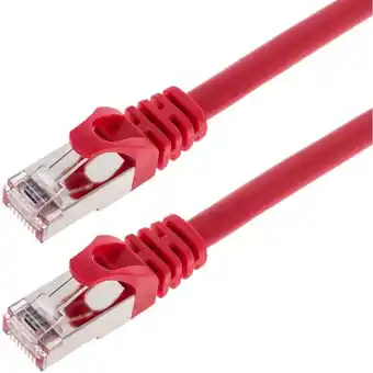 ManoMano Cablemarkt - FTP-Netzwerkkabel mit RJ45-Stecker Kat. 6A Rot 5 m Angebot