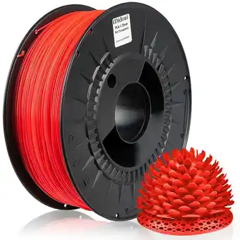 ManoMano Midori - 10 x 3D Drucker 1,75mm pla Filament 1kg Spule Rolle Premium Rot Transparent - Rot Transparent Angebot