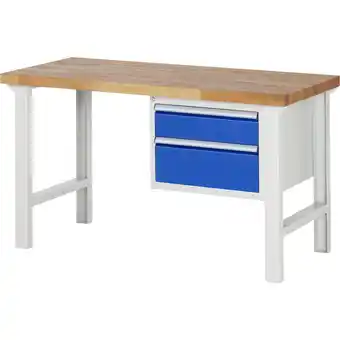 ManoMano Proregal-profi Arbeitsplatzeinrichtungen - Werkbank Serie 7000 - Modell 7123 HxBxT 84x150x70cm 2x Schublade Schubladenmaße 1x Angebot