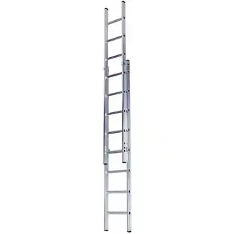 ManoMano Iller Sprossen Schiebeleiter 2x18 Sprossen Angebot