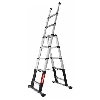 ManoMano Iller Leiter - Iller Teleskopleiter Telesteps Combi Line eloxiert und mit hochwertigem Dreikant-Holmprofil Angebot