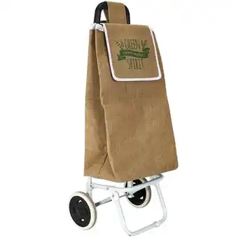 ManoMano Cmp Iberica - Einkaufswagen aus Jute mit schwarzem Griff Angebot