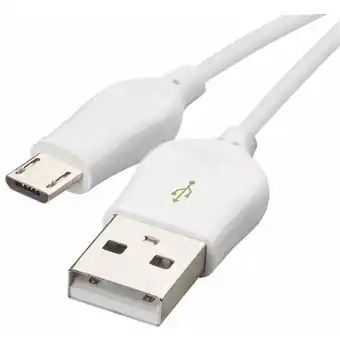 ManoMano EMOS USB-Kabel 2.0, A-Stecker + Micro B-Stecker, 1 m Kabellänge, High Speed Datenübertragung 480 Mbit/s, weiß, SM7004W Angebot