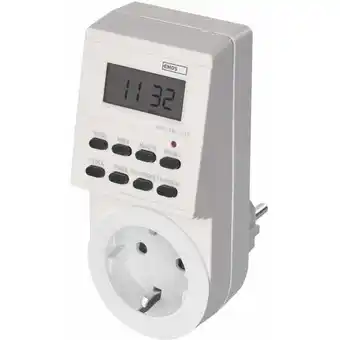 ManoMano Digitale Zeitschaltuhr Steckdose Schuko, 8 konfigurierbare Programme, Akku-Backup, IP20 für Innen, 3680W, Sommerzeit-Wechsel, Angebot