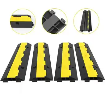 ManoMano Rampe de Protection Kabeldurchführung für Kabeldurchführungen auf Boden pvc / Gummi, für Modulares Kabel, Traglast: 4989 kg,  Angebot