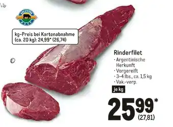 METRO Rinderfilet Angebot