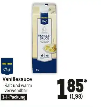 METRO Metro chef vanillesauce Angebot