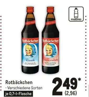 METRO Rotbäckchen saft Angebot