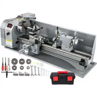 ManoMano Vevor - Mini Drehbank Drehmaschine Metall 220x750mm Mini Drechselbank für Metallbearbeitung Angebot