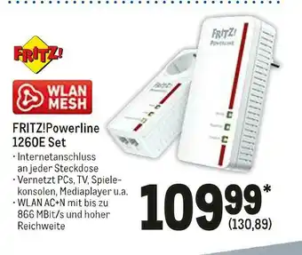 METRO Fritz! powerline 1260e set Angebot