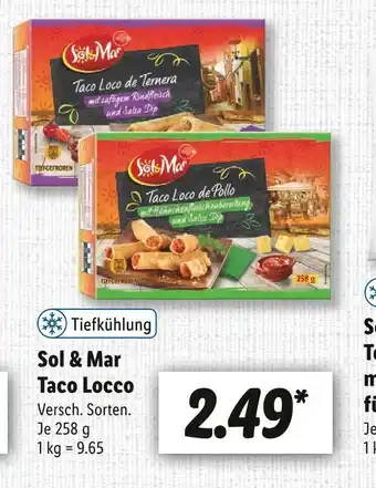 Lidl Sol & mar taco locco Angebot