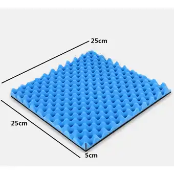 ManoMano Augienb - 6PCS 25x25x5cm Akustikschaumplatte Schallstopp Absorptionsschwamm Studio ktv Agito Angebot