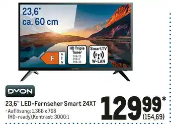 METRO Dyon 23,6“ led-fernseher smart 24xt Angebot