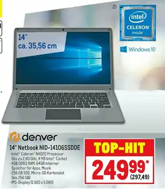 METRO Denver 14“ netbook Angebot