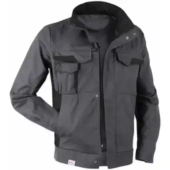 ManoMano Kübler Vita cotton+ Jacke anthrazit/schwarz Gr. L - Grau Angebot