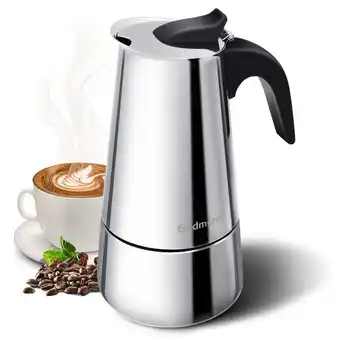 ManoMano Godmorn Moka-Kanne aus Edelstahl, Espressomaschine, 6 Tassen, 300 ml Fassungsvermögen LAVENTE Angebot