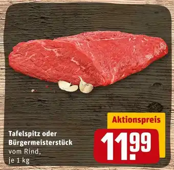 REWE Tafelspitz oder bürgermeisterstück Angebot