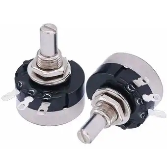 ManoMano Qiedie - 2 stücke RV24YN20S B502 Potentiometer 5K ohm Carbon Film Dreh Potentiometer Einzigen Potentiometer RV24 B502 + A03 Angebot