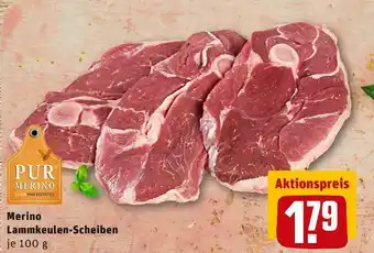 REWE Merino lammkeulen-scheiben Angebot