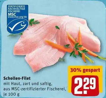 REWE Schollen-filet Angebot