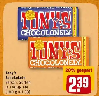 REWE Tony’s schokolade Angebot