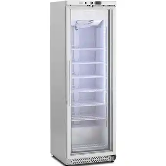 ManoMano Royal Catering - generalüberholt] Gefrierschrank 380 l Tiefkühlschrank freistehend Glastür Edelstahl 425 w Silbern - gut - Si Angebot