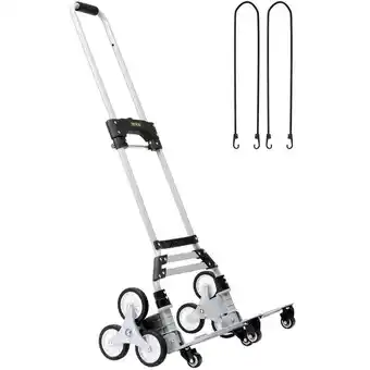 ManoMano Vevor - Transportkarre 50-150kg Sackkarre Aluminiumlegierung Treppensackkarre Leichtgängige Räder Treppensteiger 82-116cm Ein Angebot