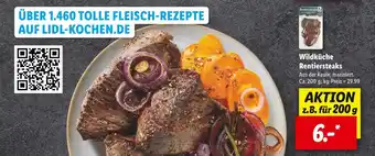 Lidl Wildküche rentiersteaks Angebot