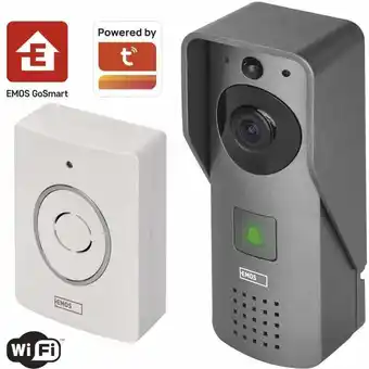 ManoMano GoSmart Video-Türklingel mit WiFi und App, wasserfeste Smart Videoklingel 1080p Kameraeinheit, Klingel und Netzteil, Türschlo Angebot