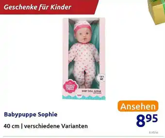 Action Babypuppe Sophie Angebot