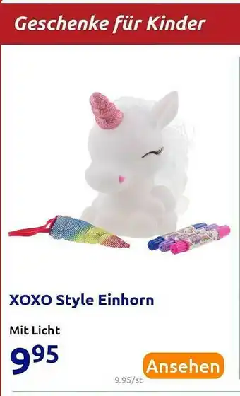 Action Xoxo Style Einhorn Angebot