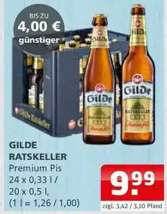 Getränke Quelle Gilde Ratskeller Angebot