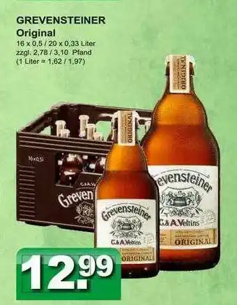 Getränkeparadies Gefromm Grevensteiner Original Angebot