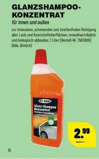 Leitermann Baumarkt Glanzshampoo-konzentrat Angebot