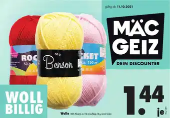 Mäc Geiz Wolle Angebot