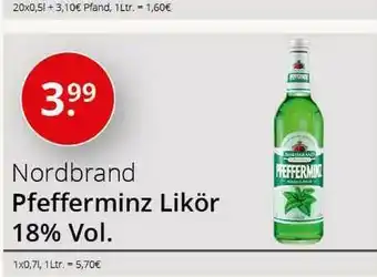 Sagasser Pfefferminz Likör Angebot