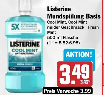 AEZ LISTERINE Mundspülung Basis 500ml flasche Angebot