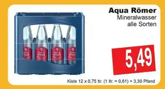 Getränke Göbel Aqua Römer Mineralwasser Angebot