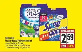 Edeka Spee Oder Weißer Riese Vollwaschmittel Angebot