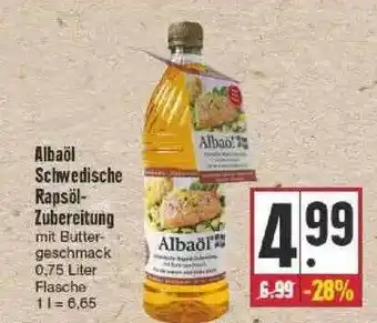 Edeka Albaöl Schwedische Rapsöl-zubereitung Angebot