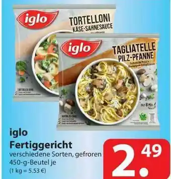 Famila Nord West Iglo Fertiggericht Angebot