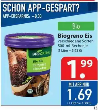 Famila Nord West Biogreno Eis Angebot