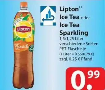 Famila Nord West Lipton Ice Tea Oder Ice Tea Sparkling Angebot