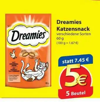 Famila Nord West Dreamies Katzensnack Angebot