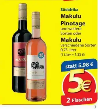 Famila Nord West Makulu Pinotage Oder Makulu Angebot