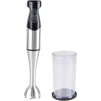 ManoMano Purline - Stabmixer 800W, abnehmbarer Schneebesen und Messbecher 500ml - Schwarz Angebot