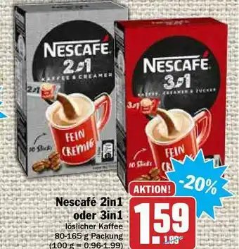 Hit Nescafé 2in1 Oder 3in1 Angebot